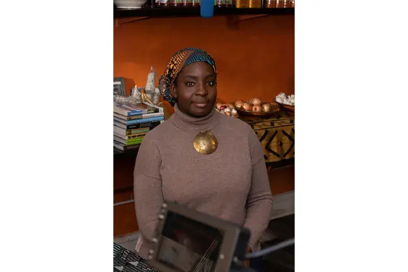 Portrait of Beatrice Ajaero Nneji, chef, Astoria, Queens
