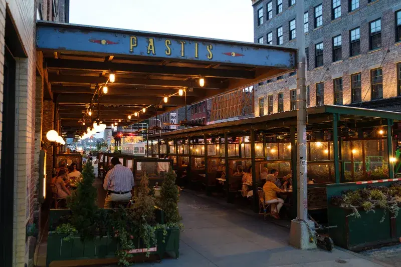 Pastis Outdoor seating in Meatpacking District