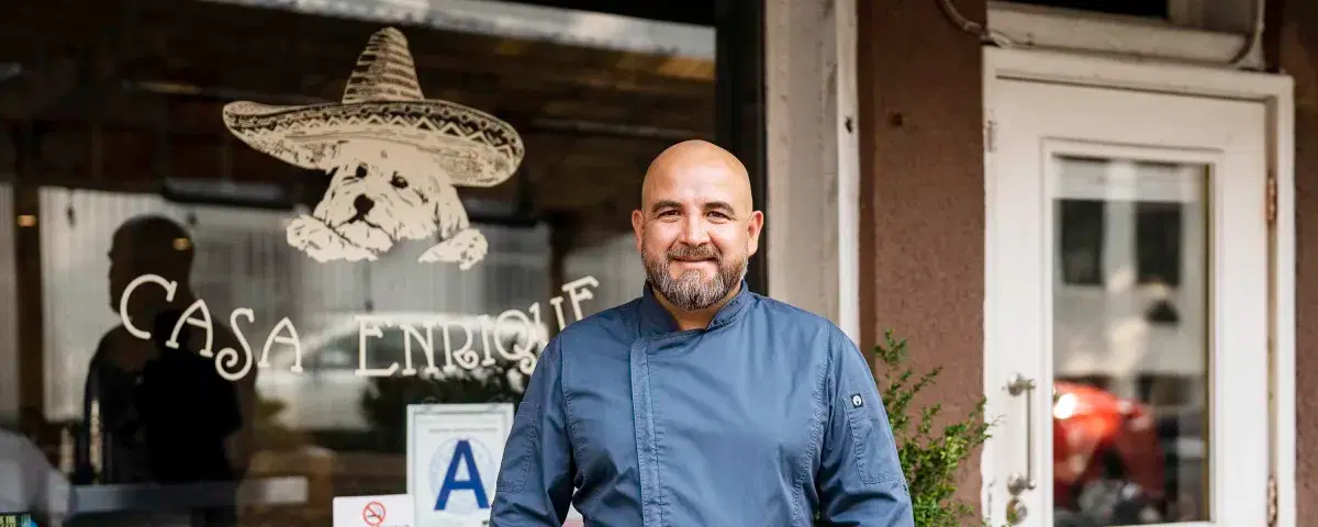 Portait of Chef Cosme Aguilar