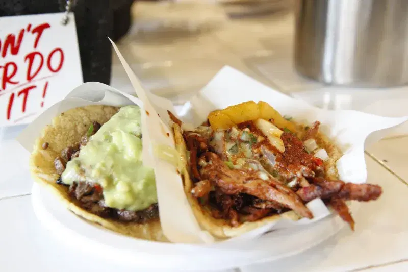 Los Tacos. Photo: Annabel Ruddle 