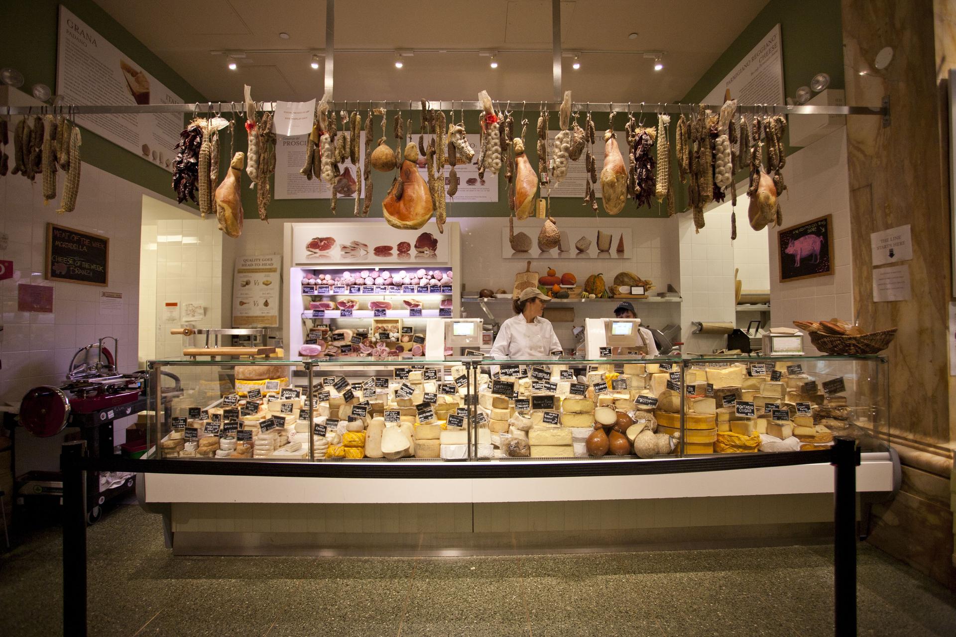 Cheese shop at Eataly in Flatiron, NYC 