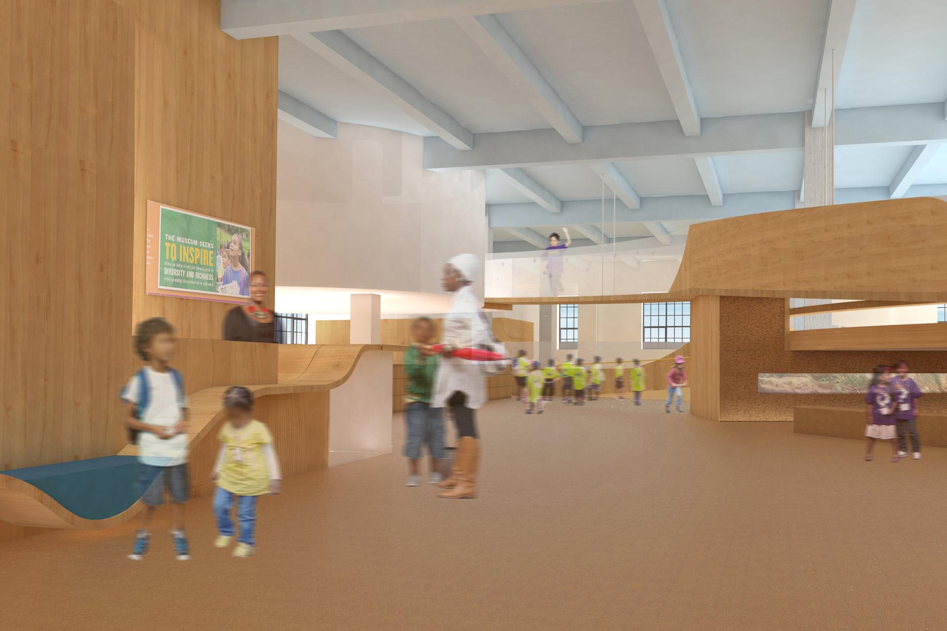 rendering, bronx childrens museum