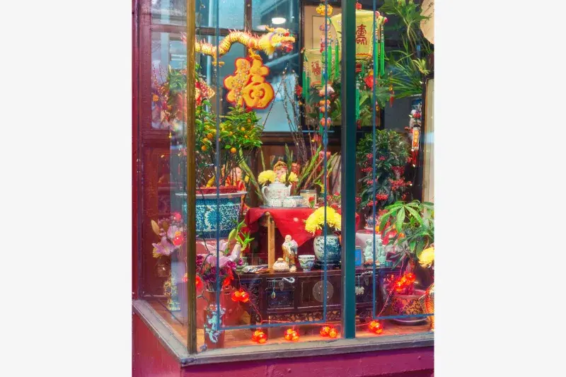 Manhattan Florist, from February page of "From Chinatown, With Love" calendar. Photo: Mischelle Moy