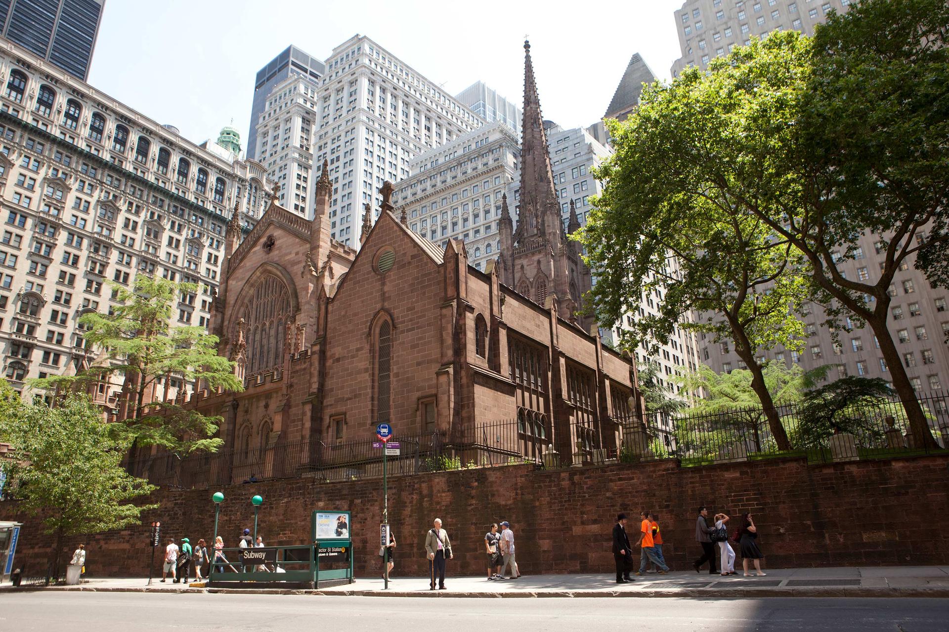 Trinity Church in Lower Manhattan 