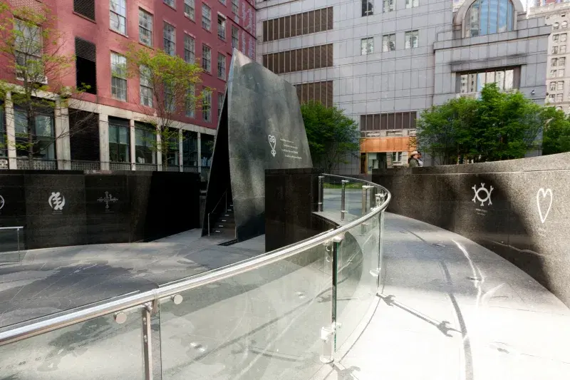 African Burial Ground National Monument in Lower Manhattan
