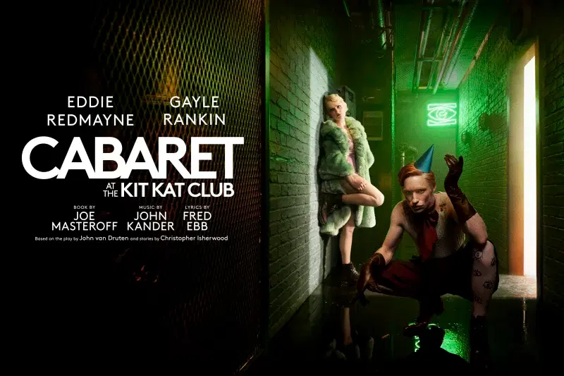 Cabaret at the Kit Kat Club Broadway Key Art