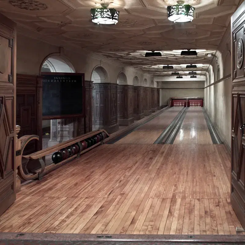 Bowling Alley at the Frick Collection. Photo: Michael Bodycomb