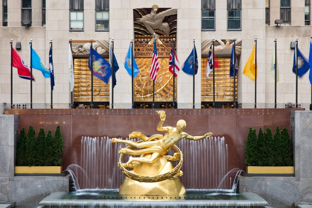 Rockefeller Center  Prometheus Sculpture 