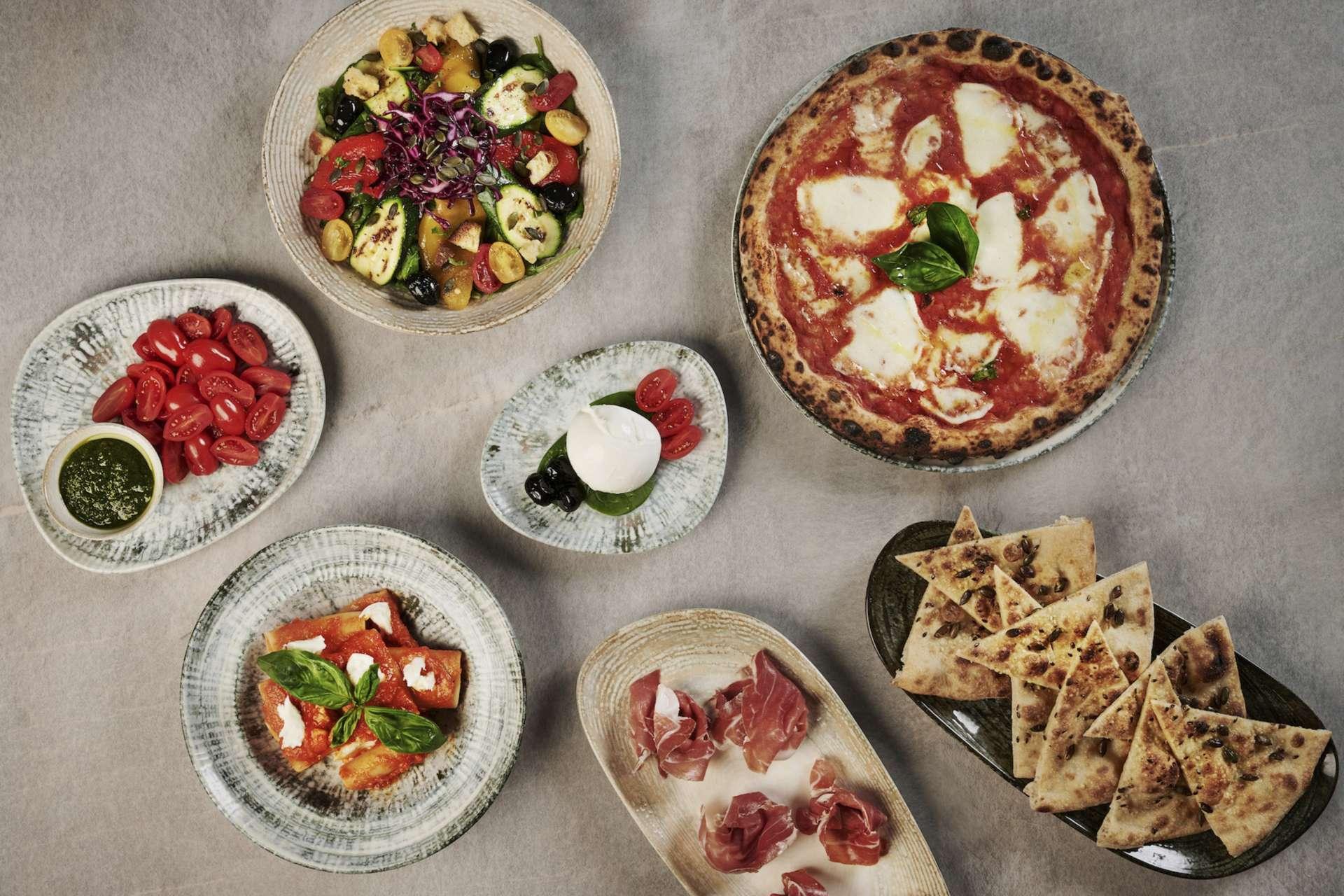 Food from Obicà Mozzarella Bar Pizza e Cucina