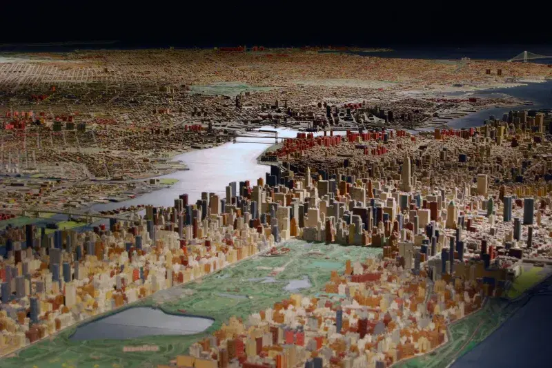 Panorama of New York City. Courtesy, Queens Museum of Art