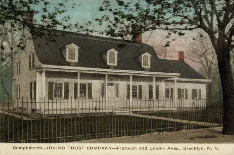 Lefferts Historic House. Courtesy, Prospect Park Alliance Archives