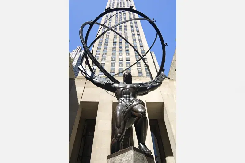 Atlas Sculpture. Courtesy, Tishman Speyer / Rockefeller Center 