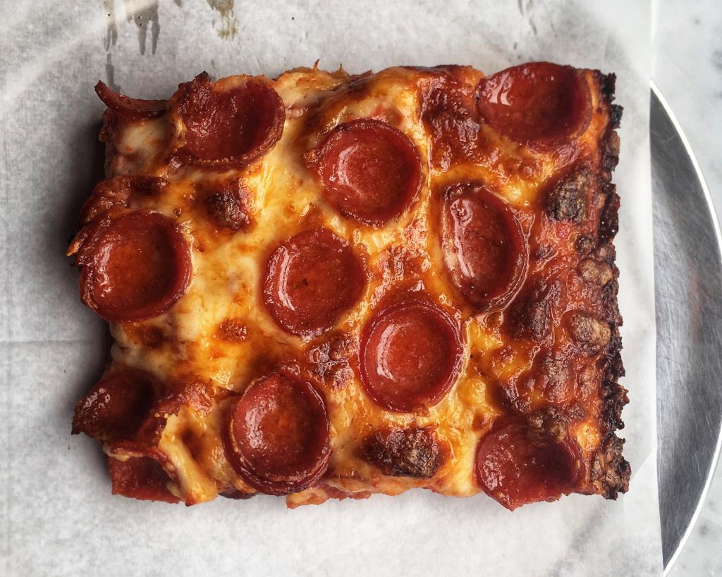 Pepperoni square from Mama's Too