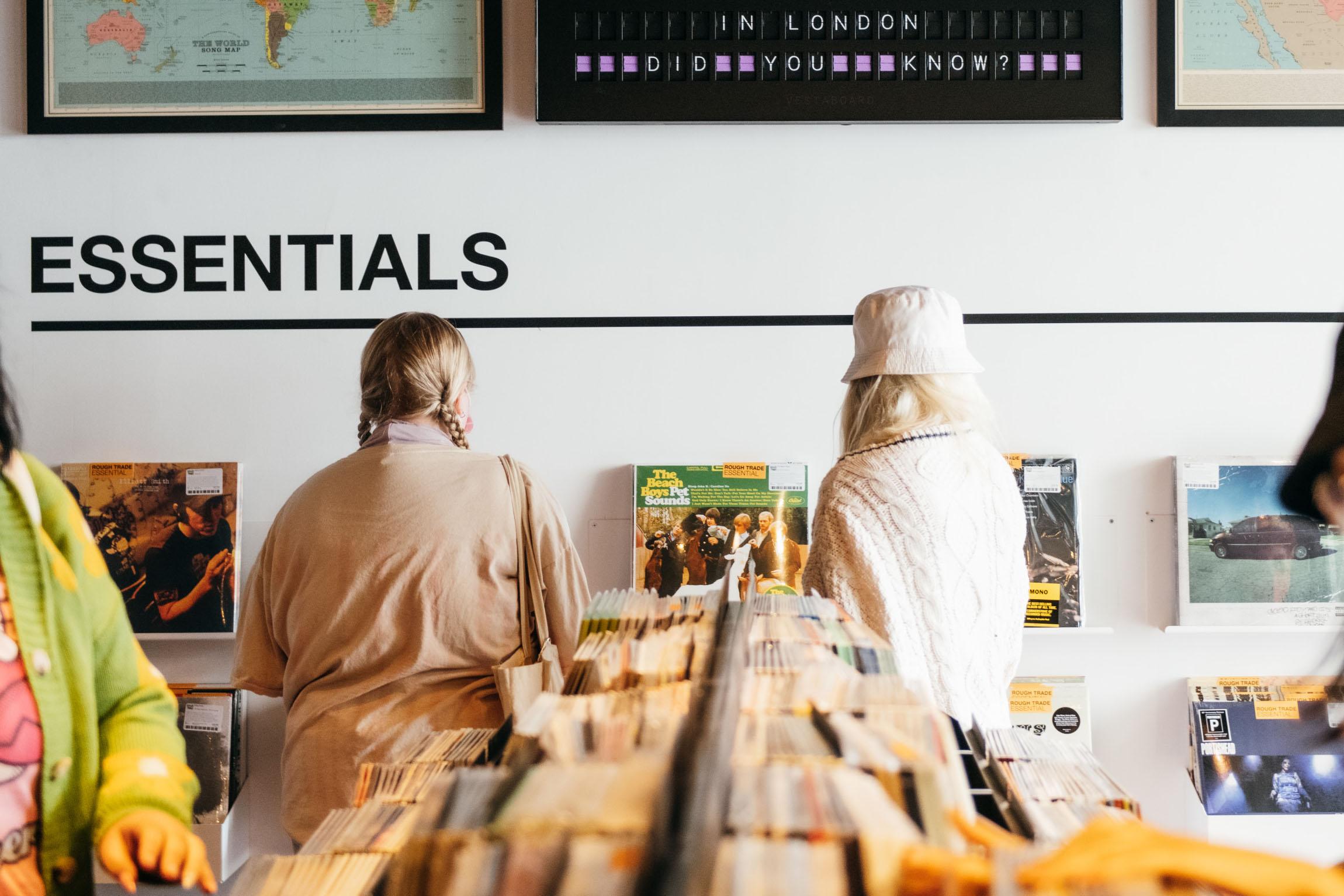 People shop at Rough Trade