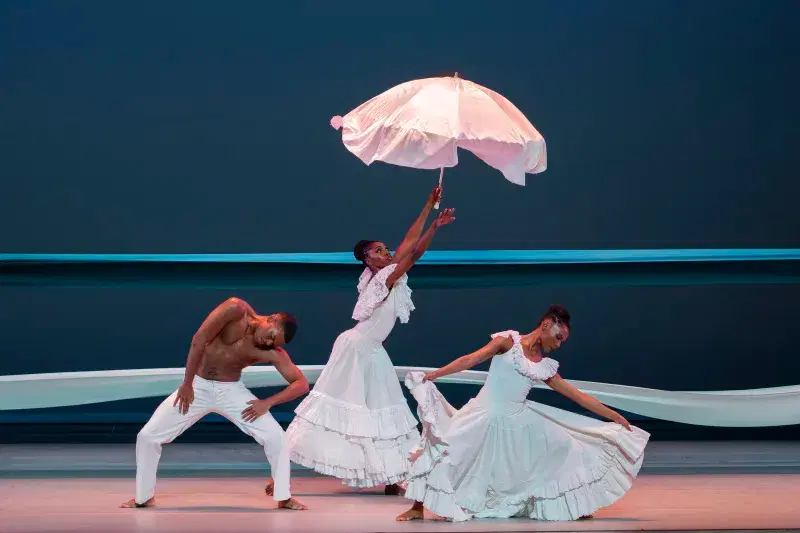 Dancers performing  at  Alvin Ailey's Revelations