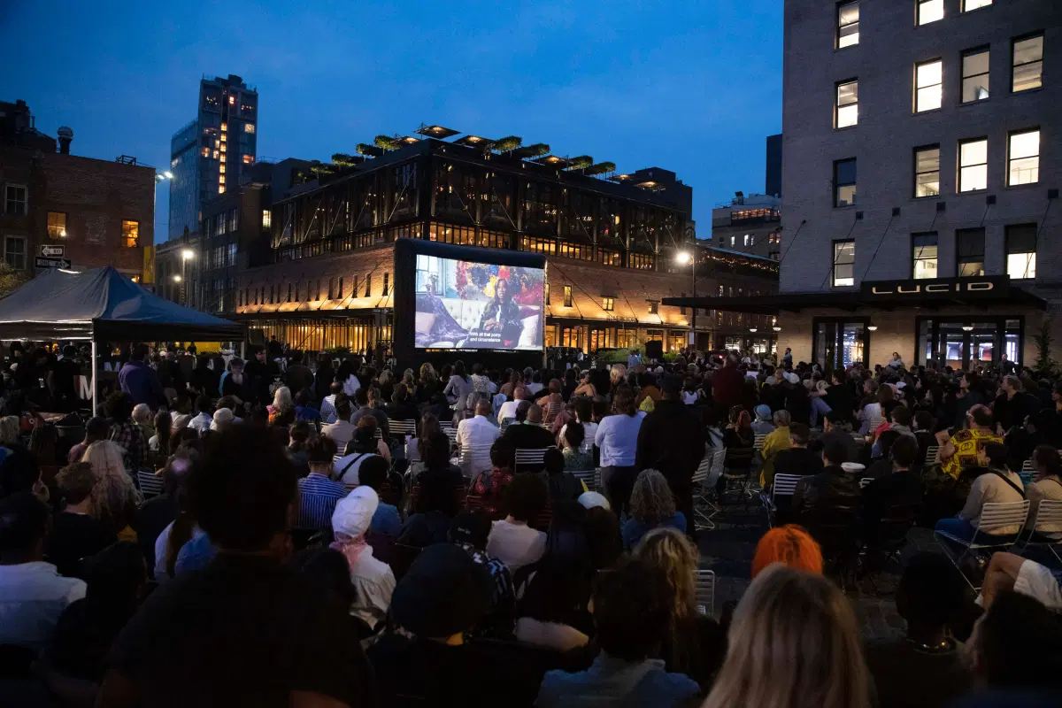 Outdoor Film Screening on Seaport