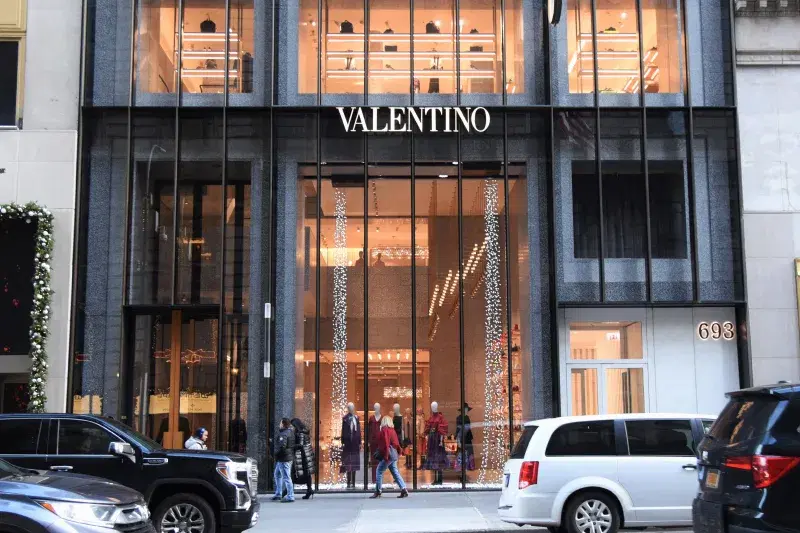 Valentino. Photo: Chloe Silversmith, Fifth Avenue Association