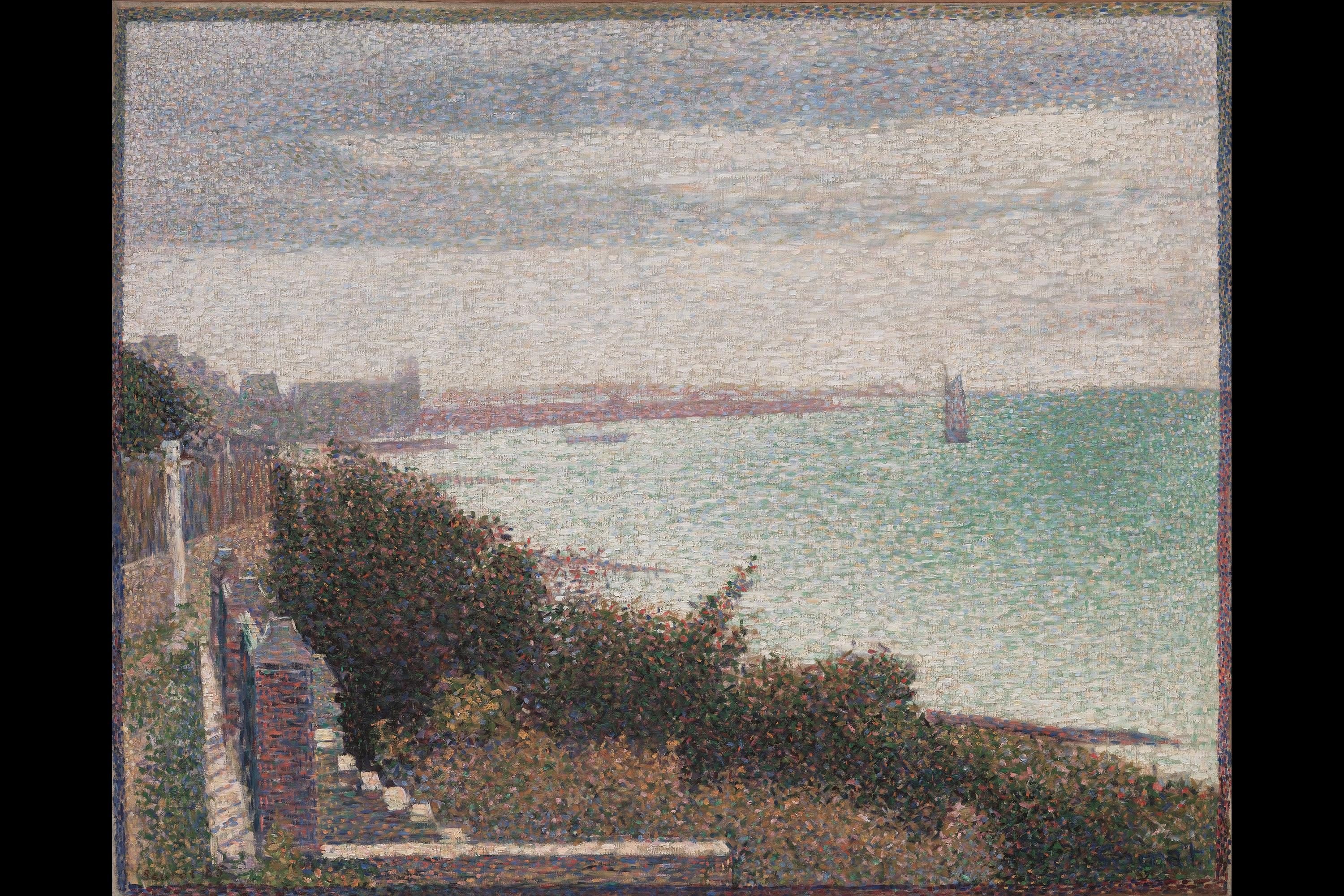 Georges-Pierre Seurat,Grandcamp,Evening,Painting, MoMA