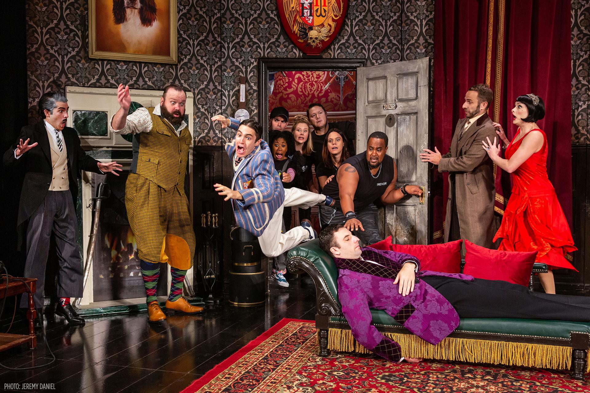 The Play That Goes Wrong. Photo: Jeremy Daniel
