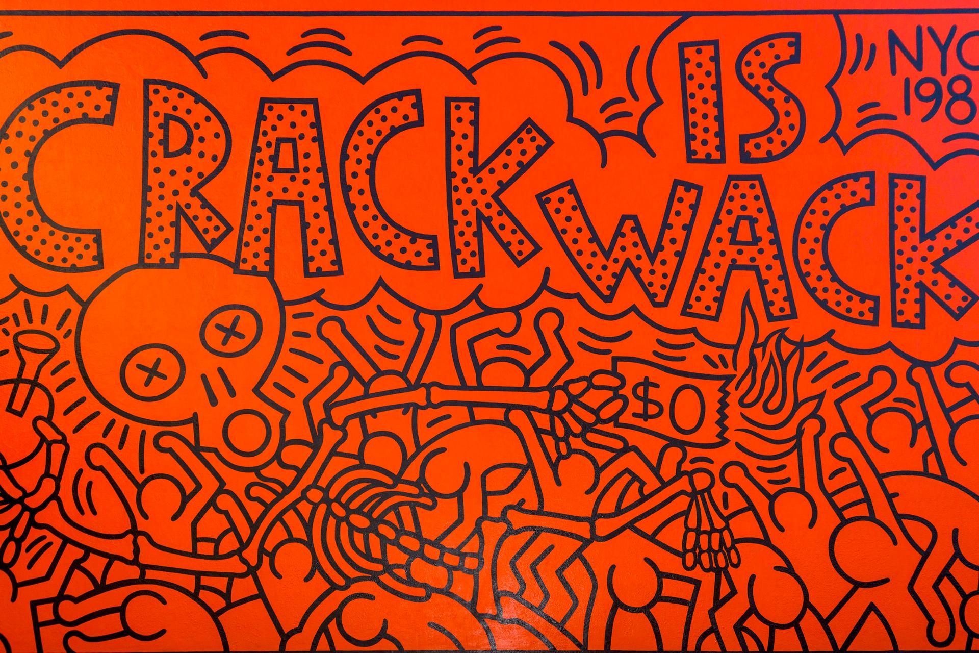 Crack Is Wack. Keith Haring artwork &copy; Keith Haring Foundation