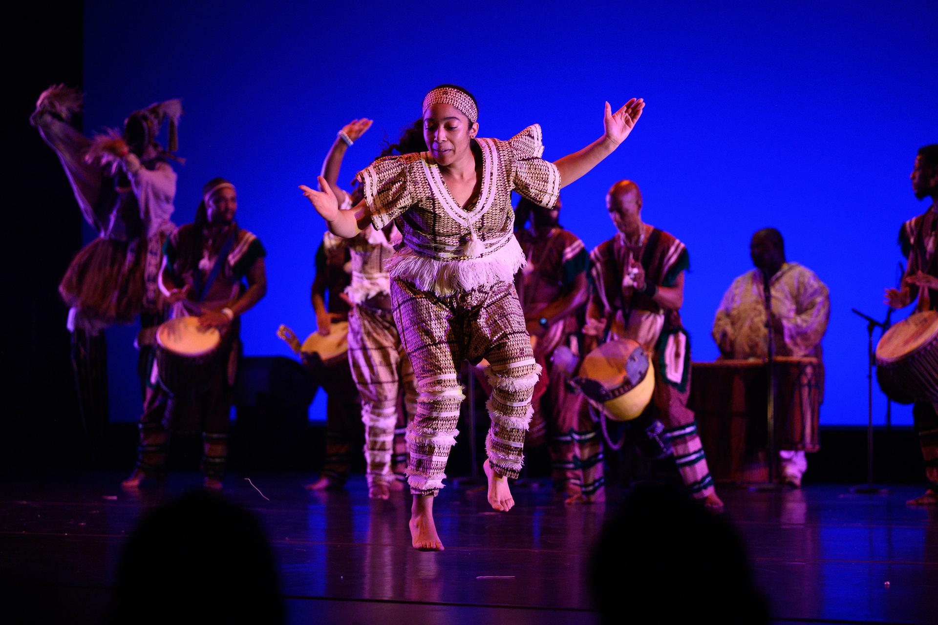 DanceAfrica on stage, movement and music