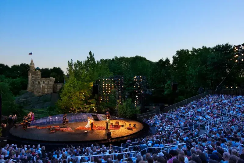  Shakespeare in the Park at Central Park in Manhattan 