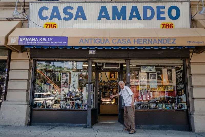 Exterior of Casa Amadeo in The Bronx