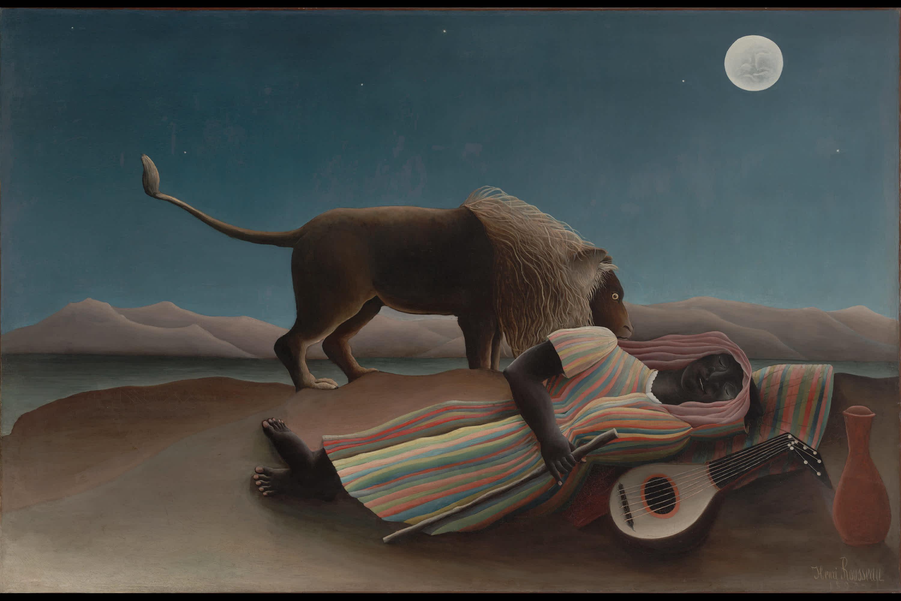 The Sleeping Gypsy, Henri Rousseau, Museum of Modern Art