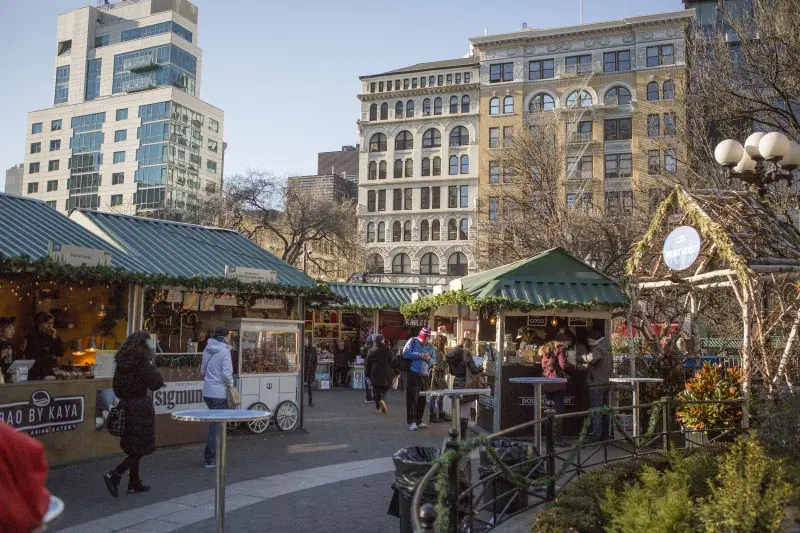 Union Square Holiday Market. Photo: Molly Flores
