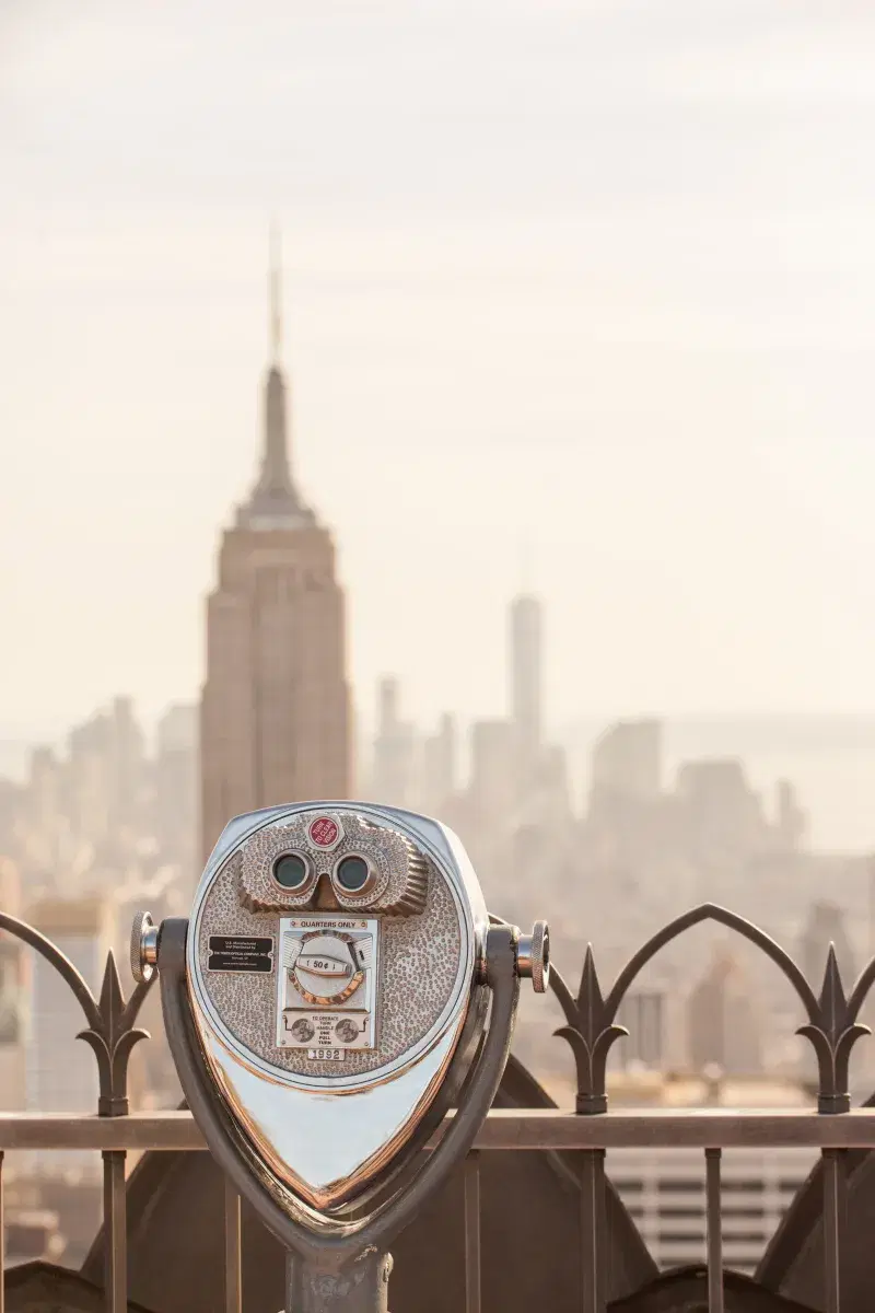 View from Top of the Rock looking toward the Empire State Building. Photo: Christopher Postlewaite