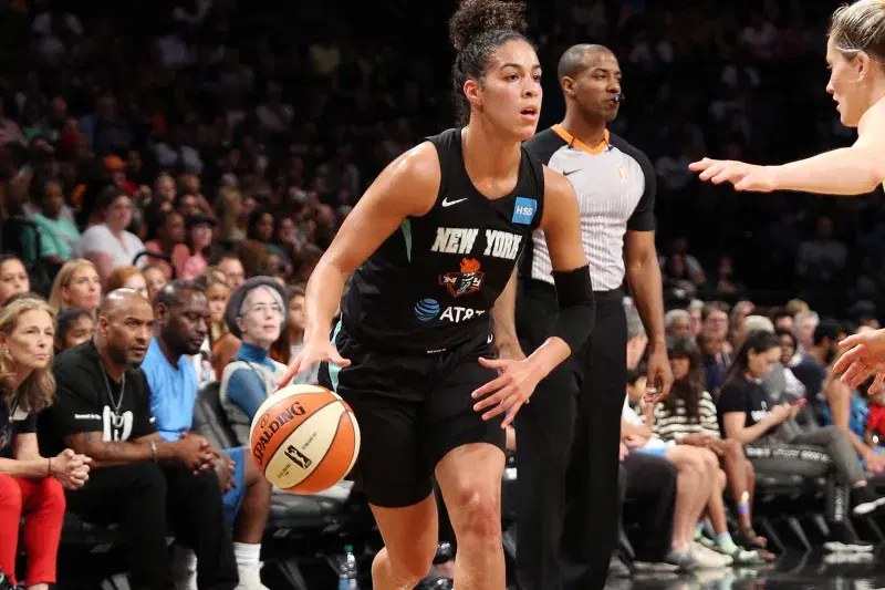 New York Liberty professional basketball game, at  Barclays Center, in Brooklyn