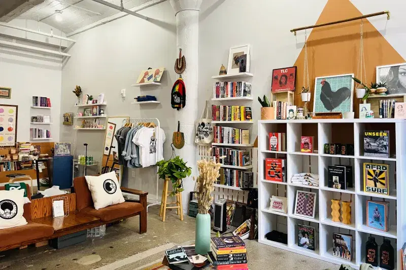 Adanne Bookshop, interior image, in Brooklyn 
