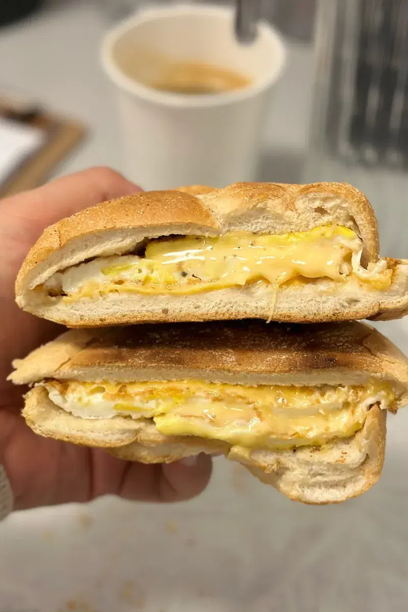 Egg and Cheese Sandwich from Hello Deli in Midtown