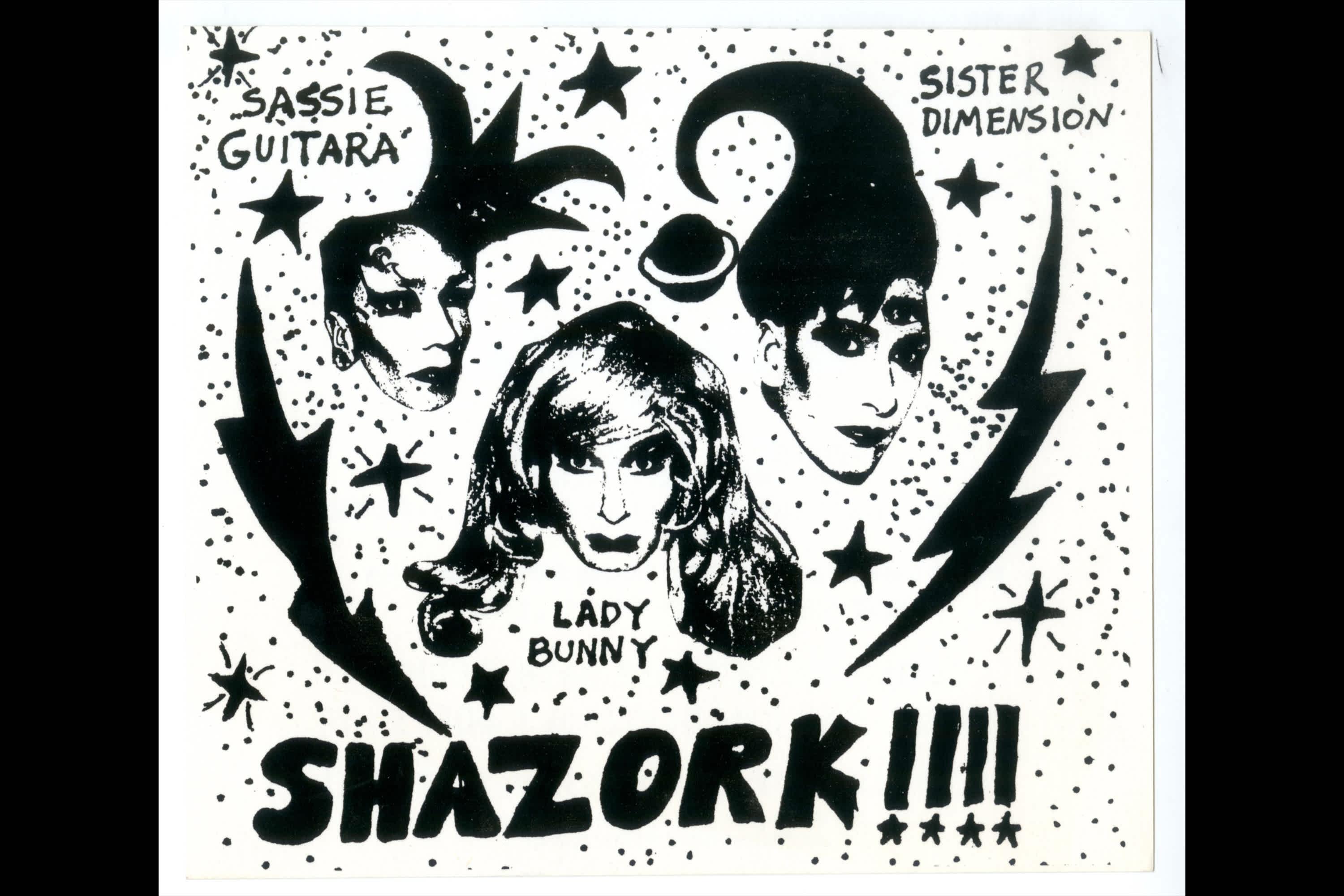 Invitation to Shazork!!!! at Danceteria, late 1980s