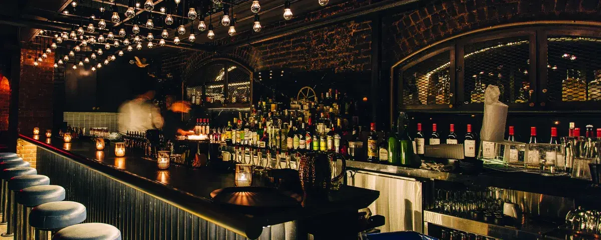 bar at Patent Pending, Nomad, Manhattan