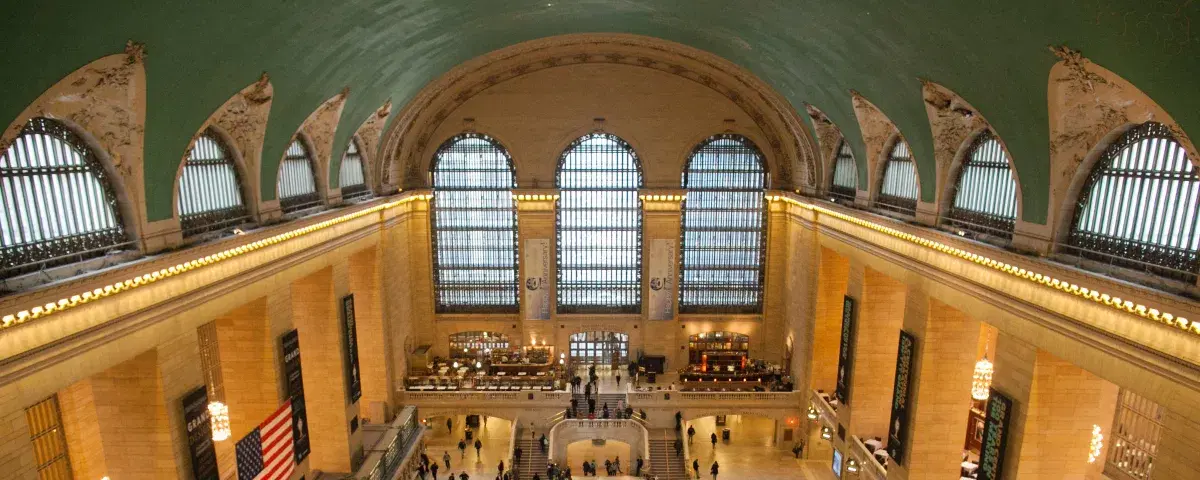 View of the main concourse in Grand Central 